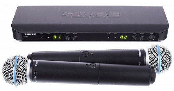 Jual Shure BLX288/BETA58 Dual Channel Handheld Wireless Jual Shure BLX288/BETA58 Dual Channel Handheld Wireless